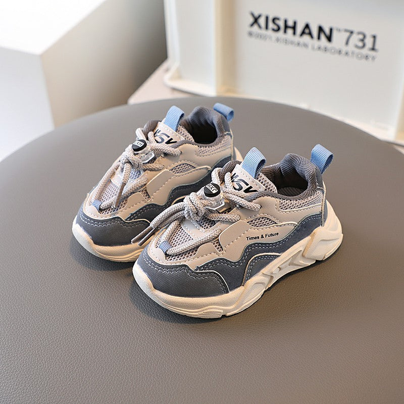 Children's Spring And Autumn Sports Shoes For Boys Soft Soled Toddler Shoes For Girls