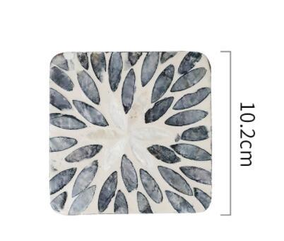 Light Luxury Wooden Decorative Bowl Mat