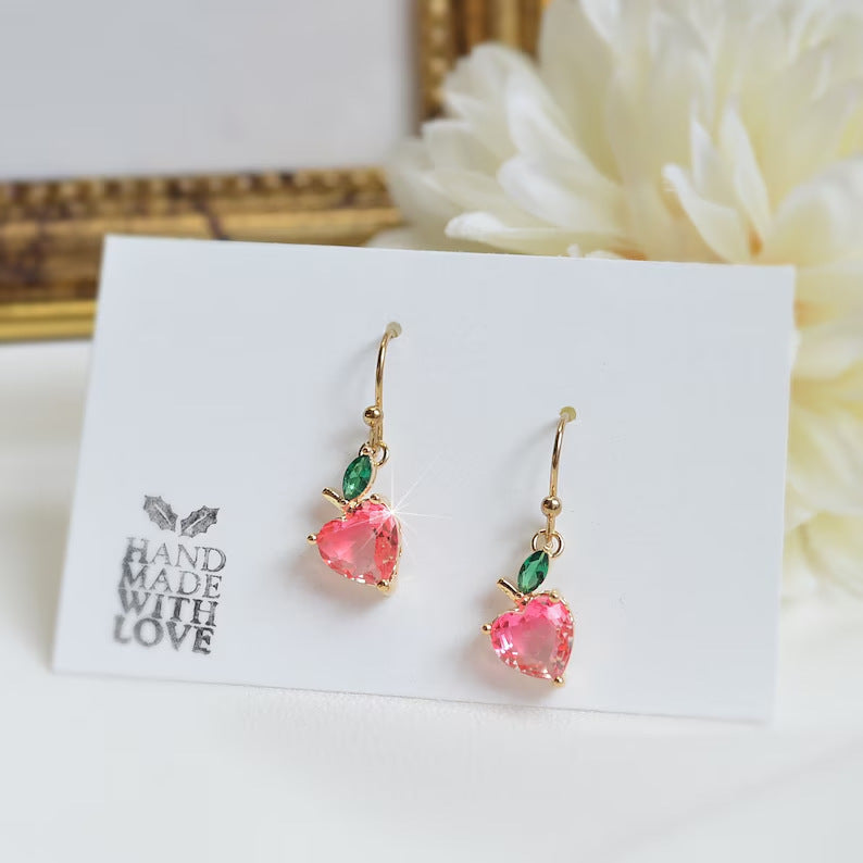 Strawberry Pendant New Color Zirconium Fruit Necklace