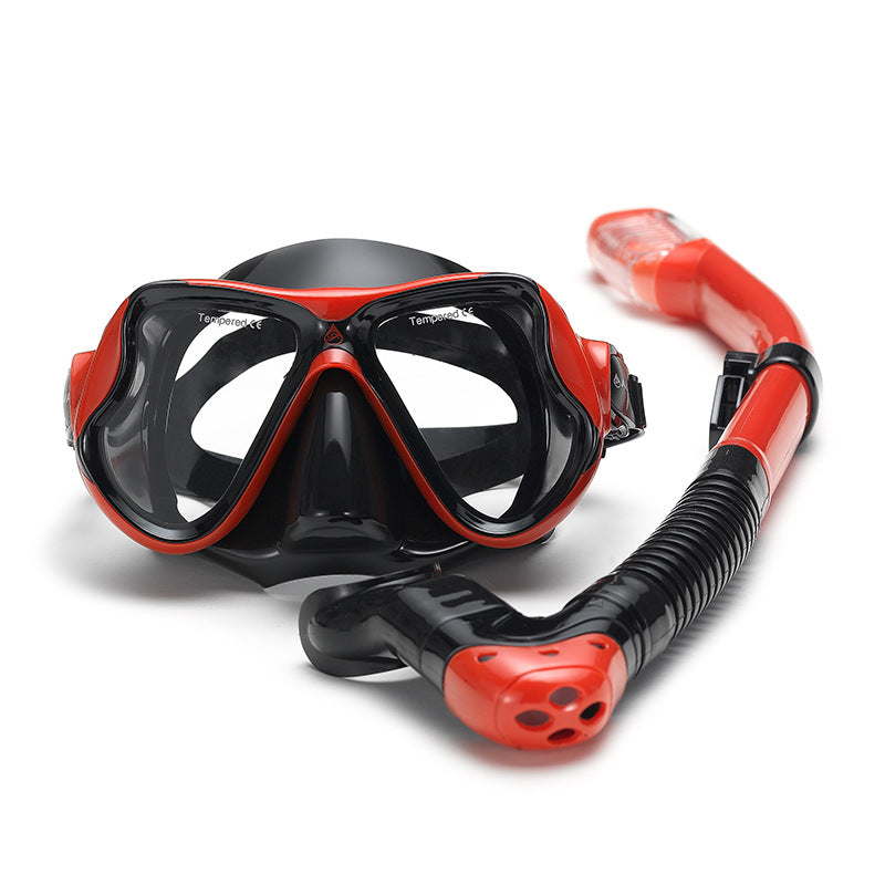Équipement de natation pour adultes Masque de plongée Tuba Combinaison deux pièces