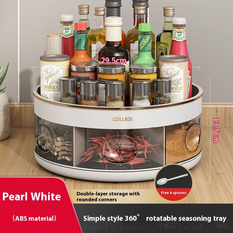 Table Rotating Seasoning Oil Salt Sauce Bottle