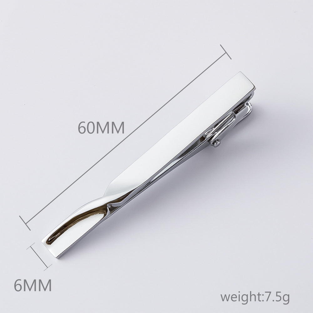 Electroplating Torsion Modeling Tie Clip Men