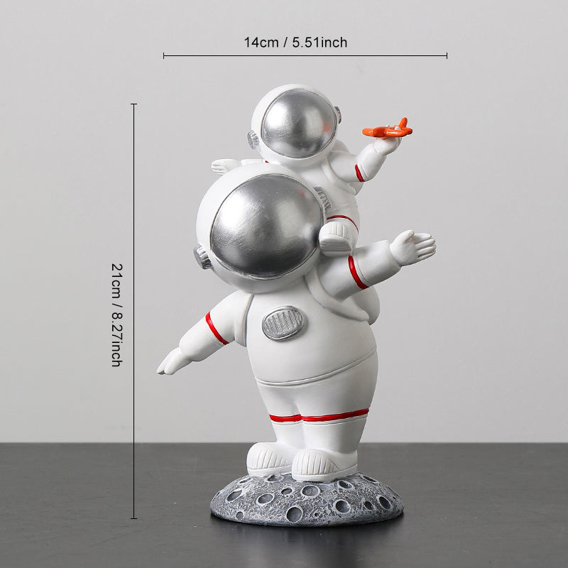 Parent-child Astronaut Living Room Porch TV Cabinet Desktop Baubles Children's Room Decorations Gift