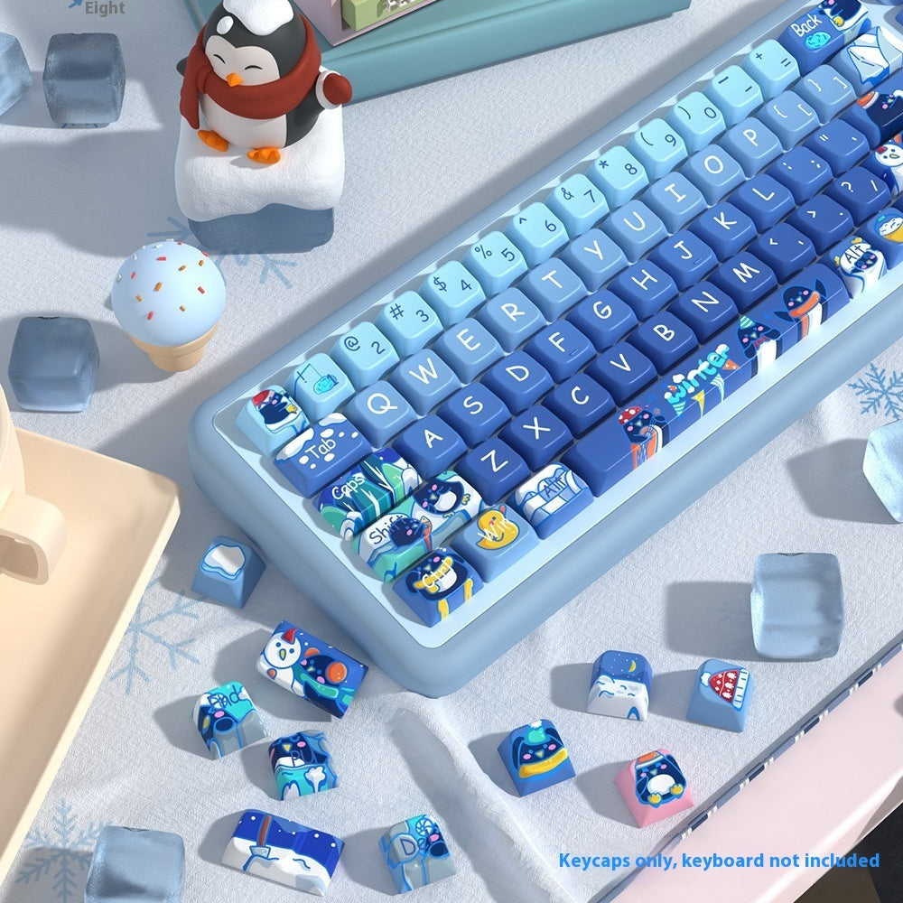 Nouvelles touches de clavier créatives de dessin animé ensemble complet