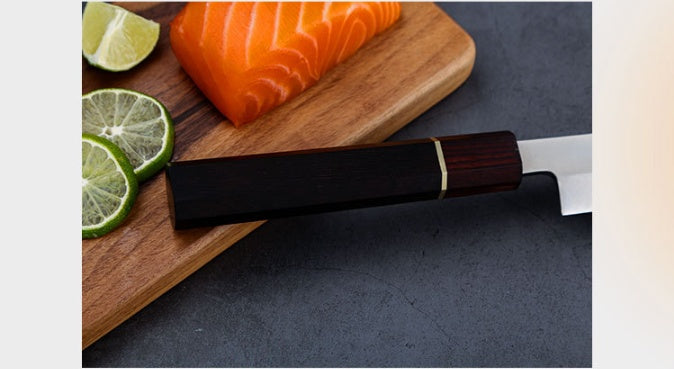 Couteau japonais à sushi et sashimi en acier inoxydable