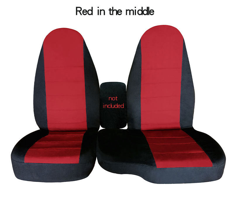 Housse de siège de voiture simple et élégante avec correspondance des couleurs