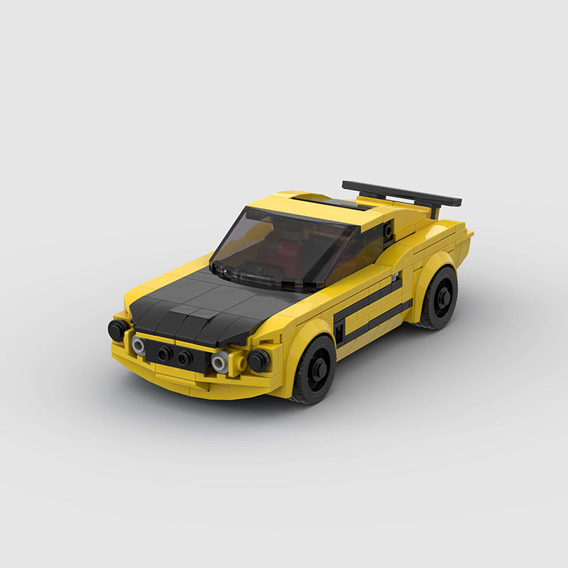 Small Particle Racing Moc Model Educational Education Assembling Children's Building Blocks Toys