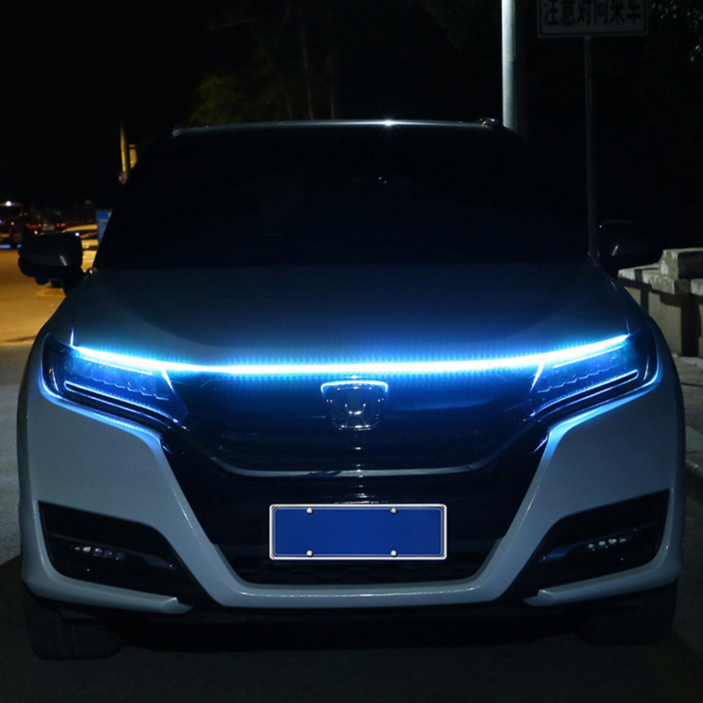 Refitting The Led Of Automobile Hood Lamp Into The Running Light Guide Strip