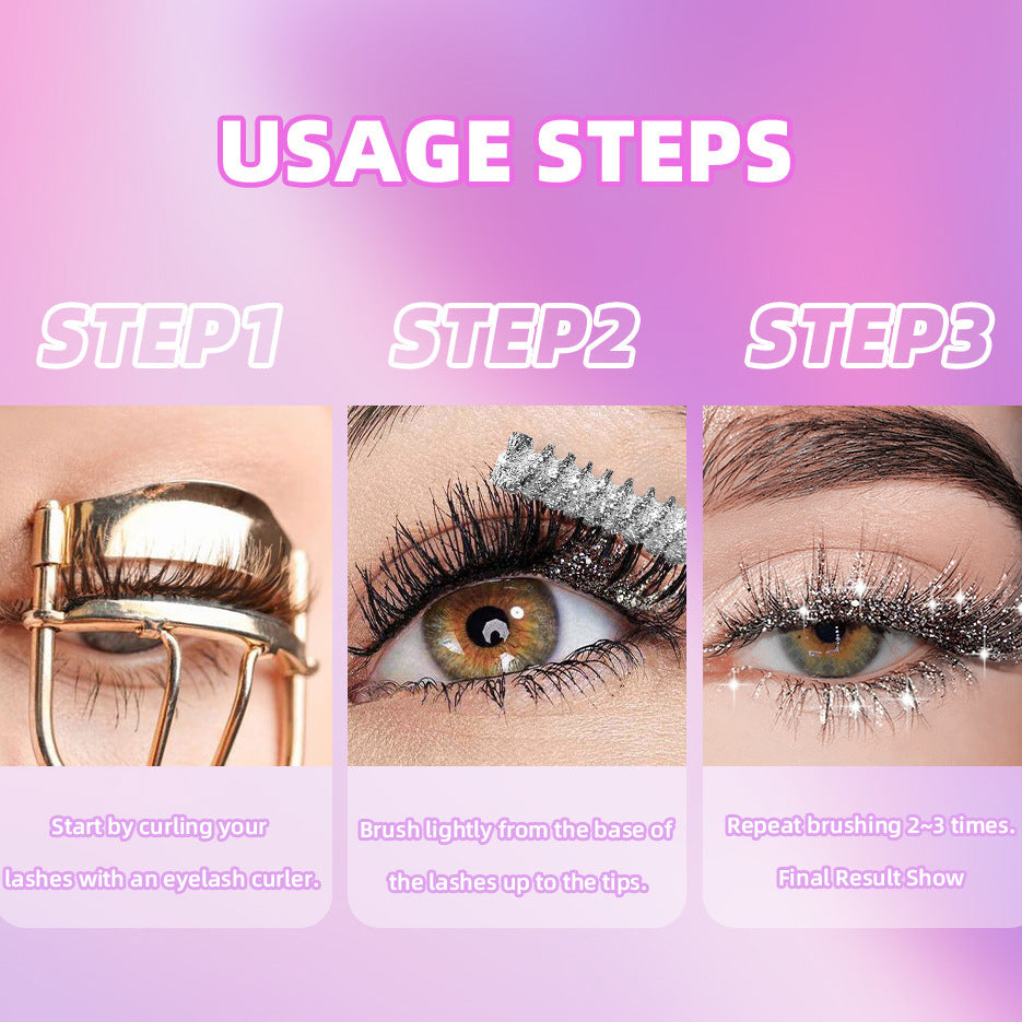 Mascara Épais, Imperméable et Anti-Bavures pour des Cils Recourbés