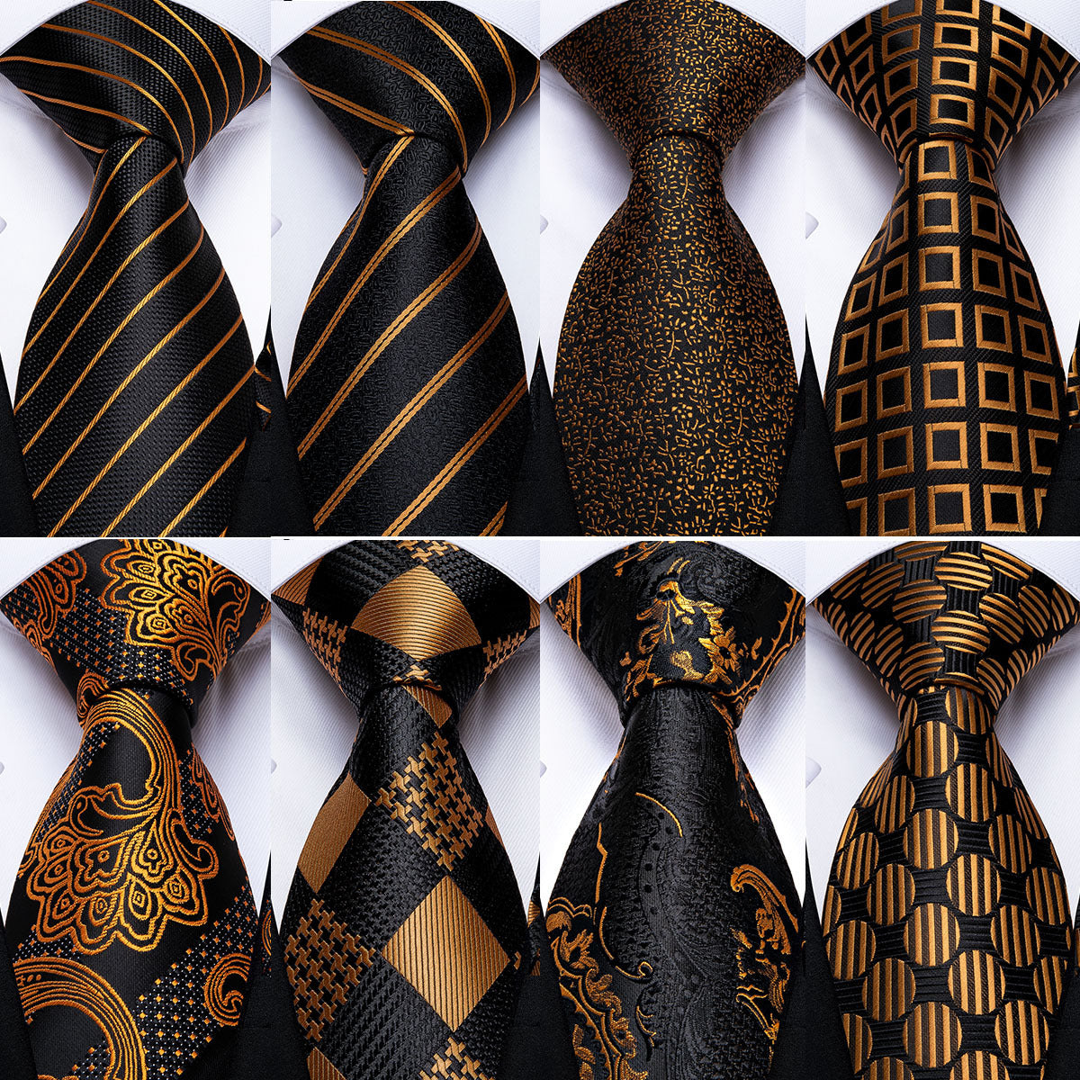 Vintage Jacquard Paisley Tie 3-Piece Set