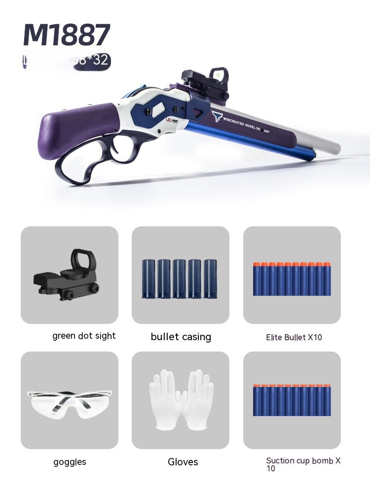Shell Throwing Laifu Spray Soft Bullet Gun Model Toy