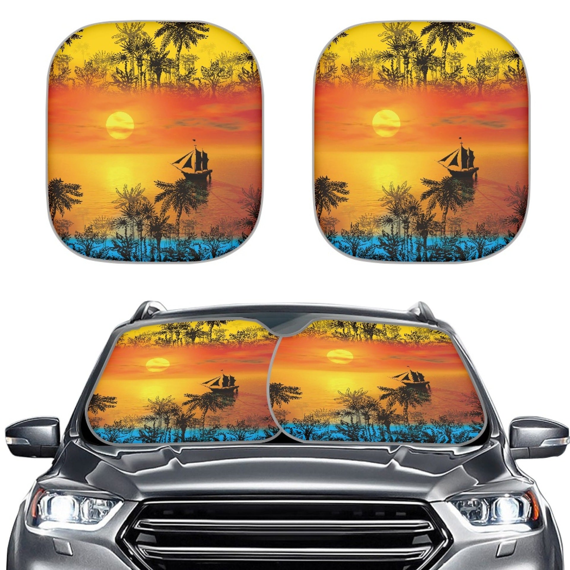 Pare-soleil de voiture protection solaire et isolation thermique