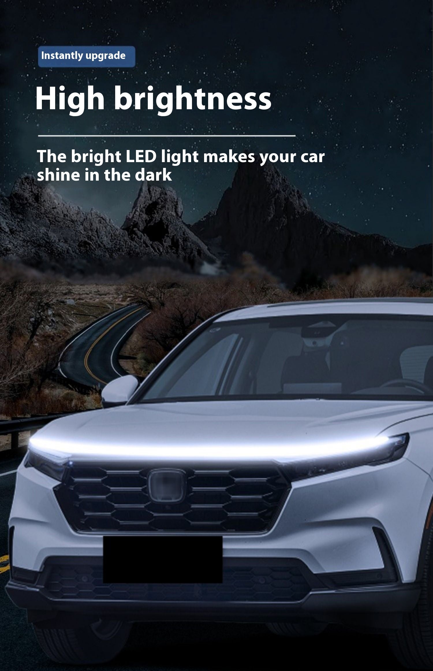 Cover Atmosphere Light Modified With Decorative Accessories LED Welcome Light