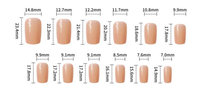 Autocollants d'ongles dégradés en poudre de gelée style doux