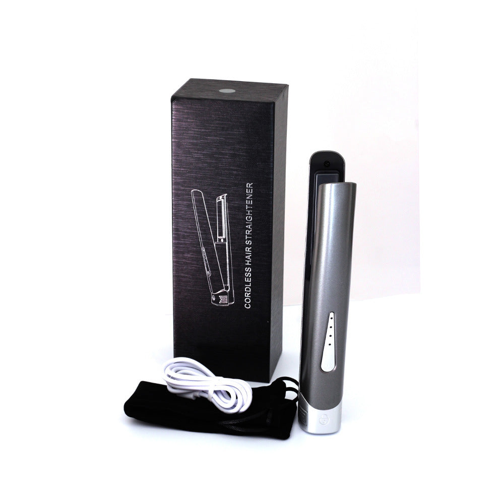 USB Rechargeable Dual-purpose Inner Buckle Portable Hair Straightener