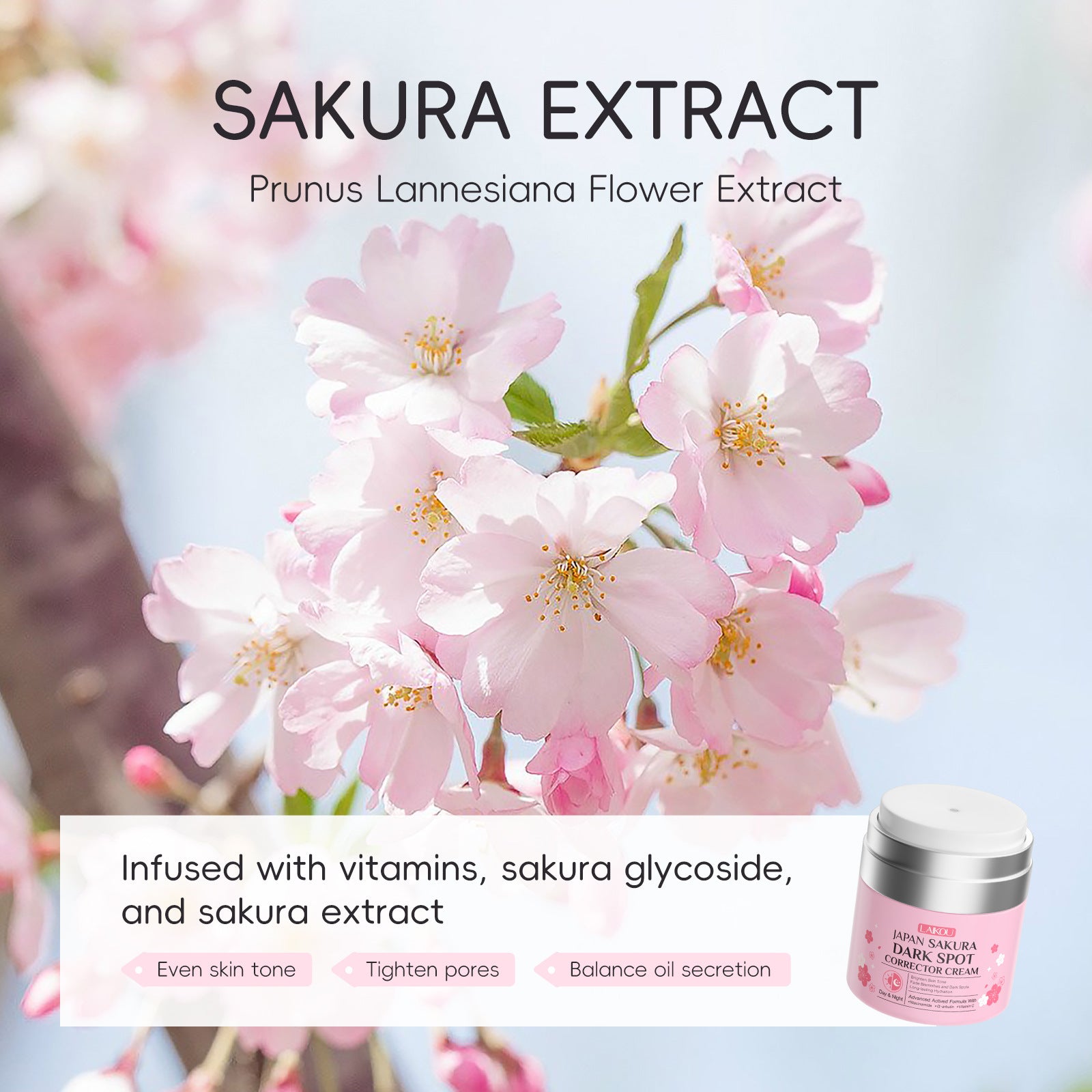 Cherry Blossom Cream 50g Hydrating And Beautifying