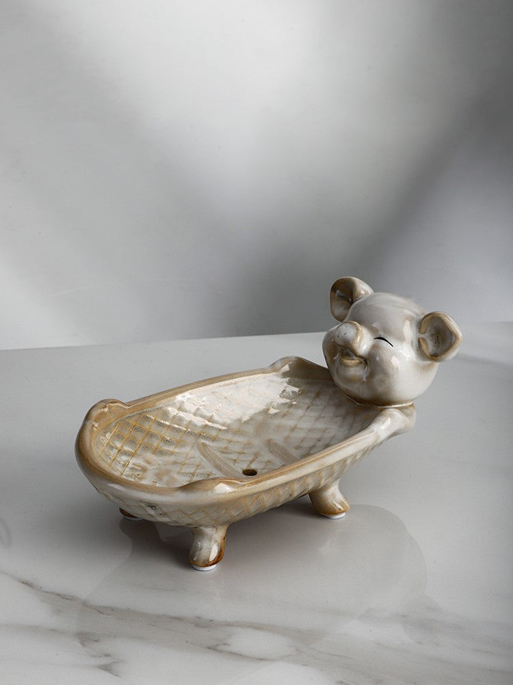 Boîte à Savon de Dessin Animé Ménage Enfants Mignon Grand Support à Savon de Toilette
