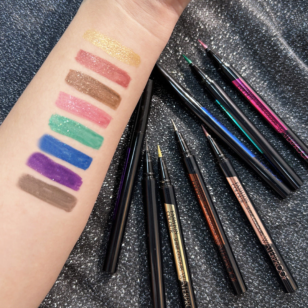 Eyeliner Perle Couleur Nacrée Imperméable Éclaircissant