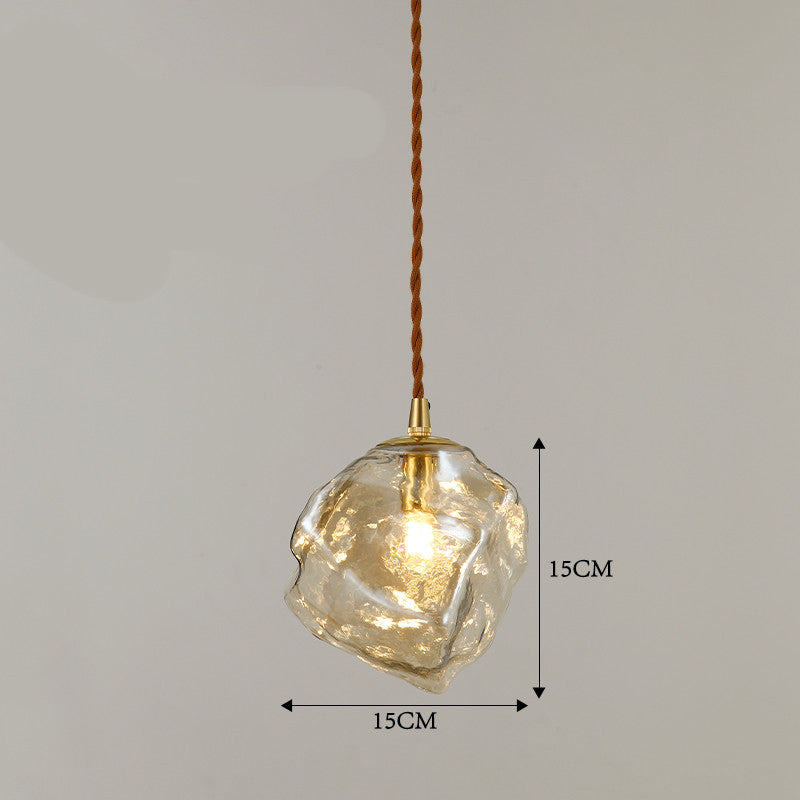 Fashion Bedside Retro Ice Cube Chandelier