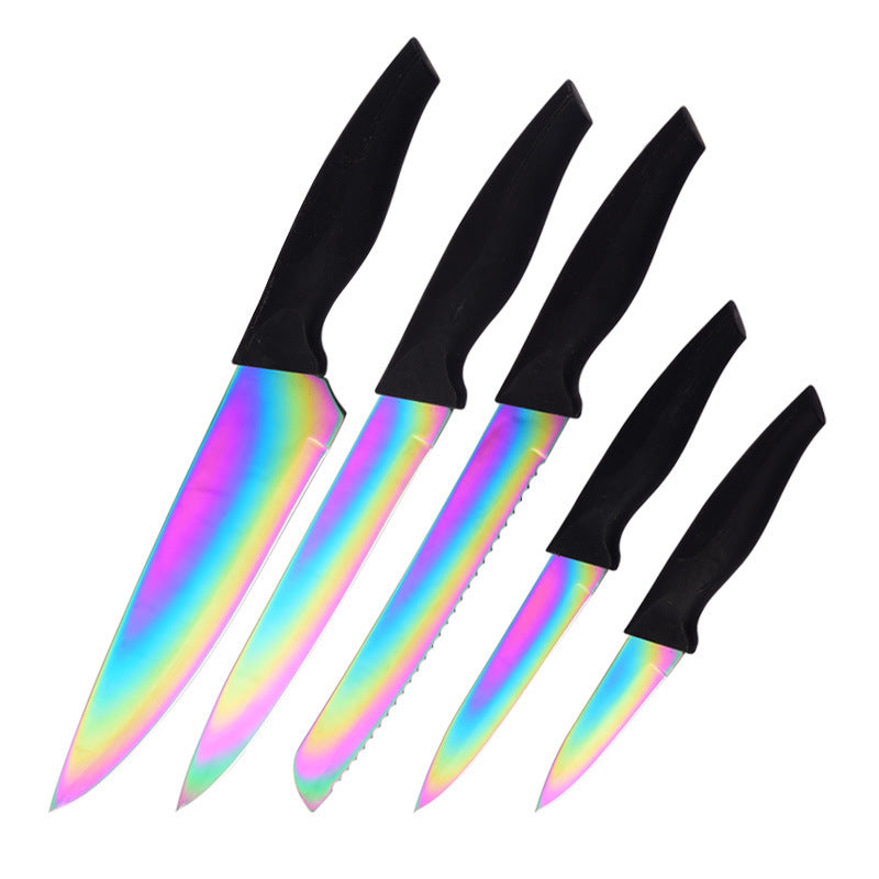Color Blade Stainless Steel Gift Knife Set