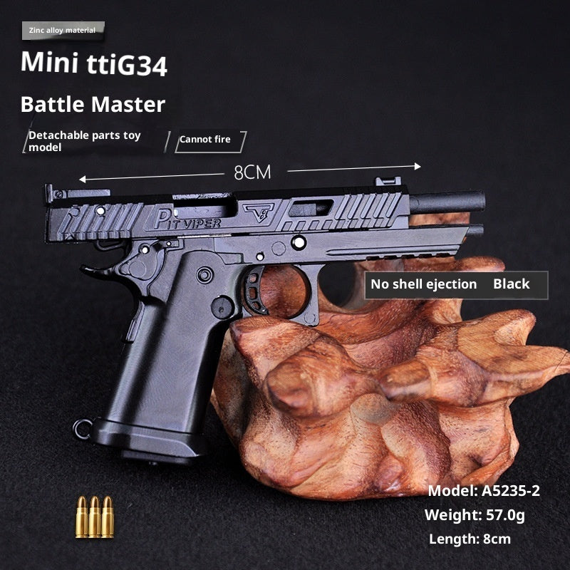 Mini Pendant Pistol Detachable Model Keychain Decoration
