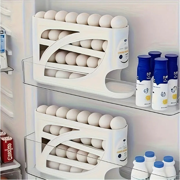 Boîte de rangement d'œufs coulissante pour réfrigérateur