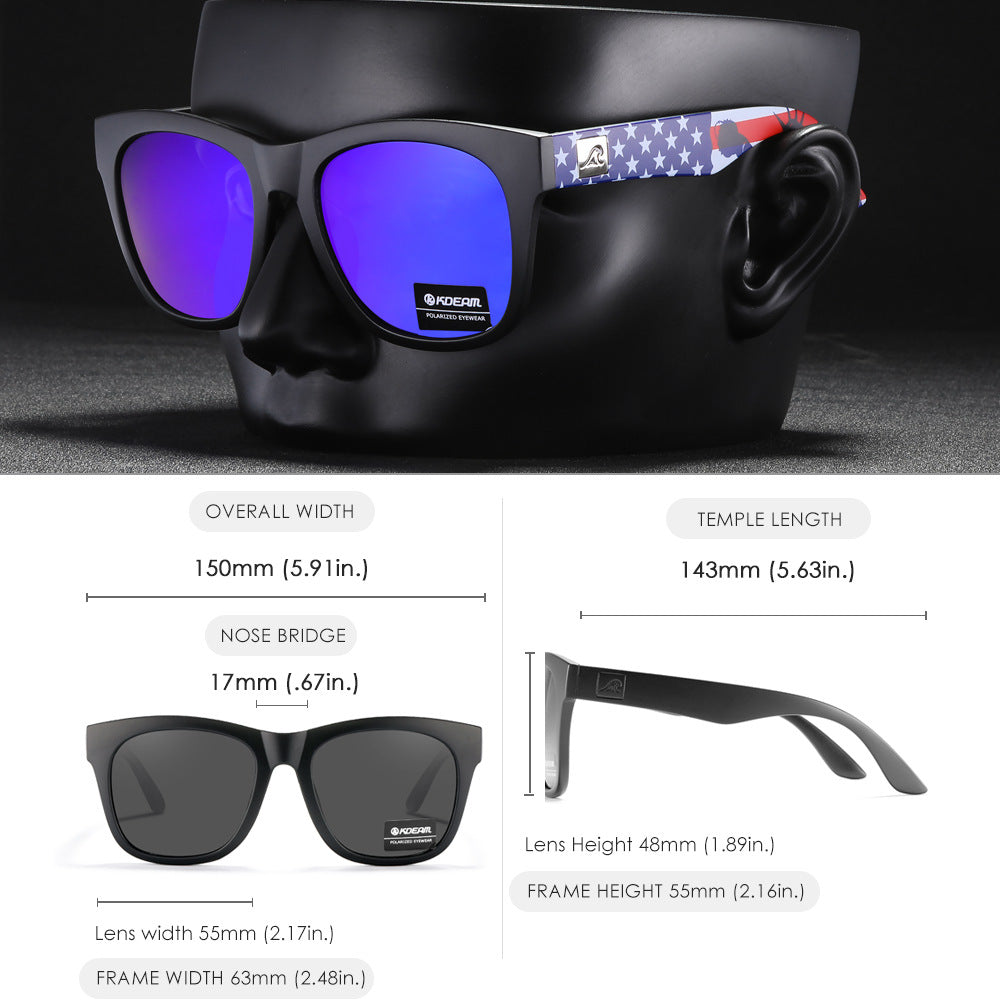 Thickened Polarized Sunglasses Outdoor UV Protection Goggles