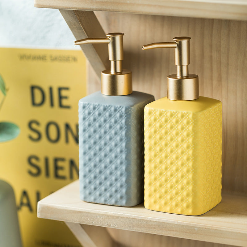 Simple Ceramic Hand Sanitizer Shower Gel Hand Sanitizer Sub Bottle