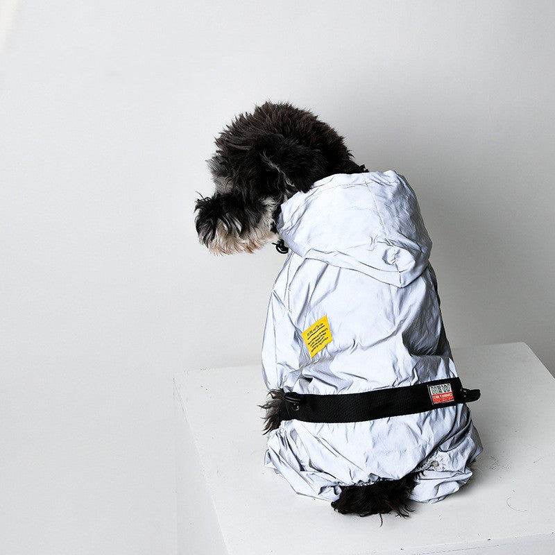 Imperméable réfléchissant pour animaux de compagnie - Promenades nocturnes