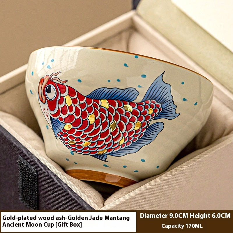 Large Capacity Master Ceramic Household Tea Drinking Cup