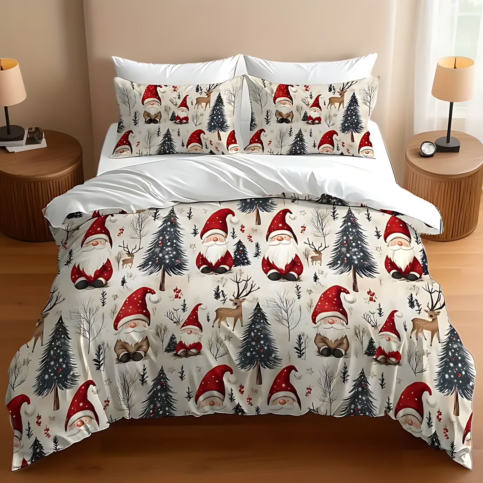 High-definition Digital Printing Brushed Bedding Set