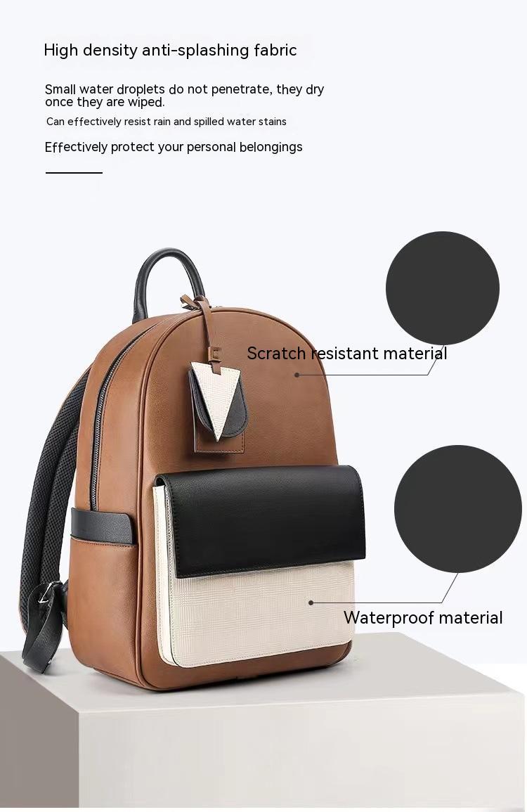 Sac à dos tricolore pour ordinateur portable, voyage d'affaires, loisirs, grande capacité, cartable