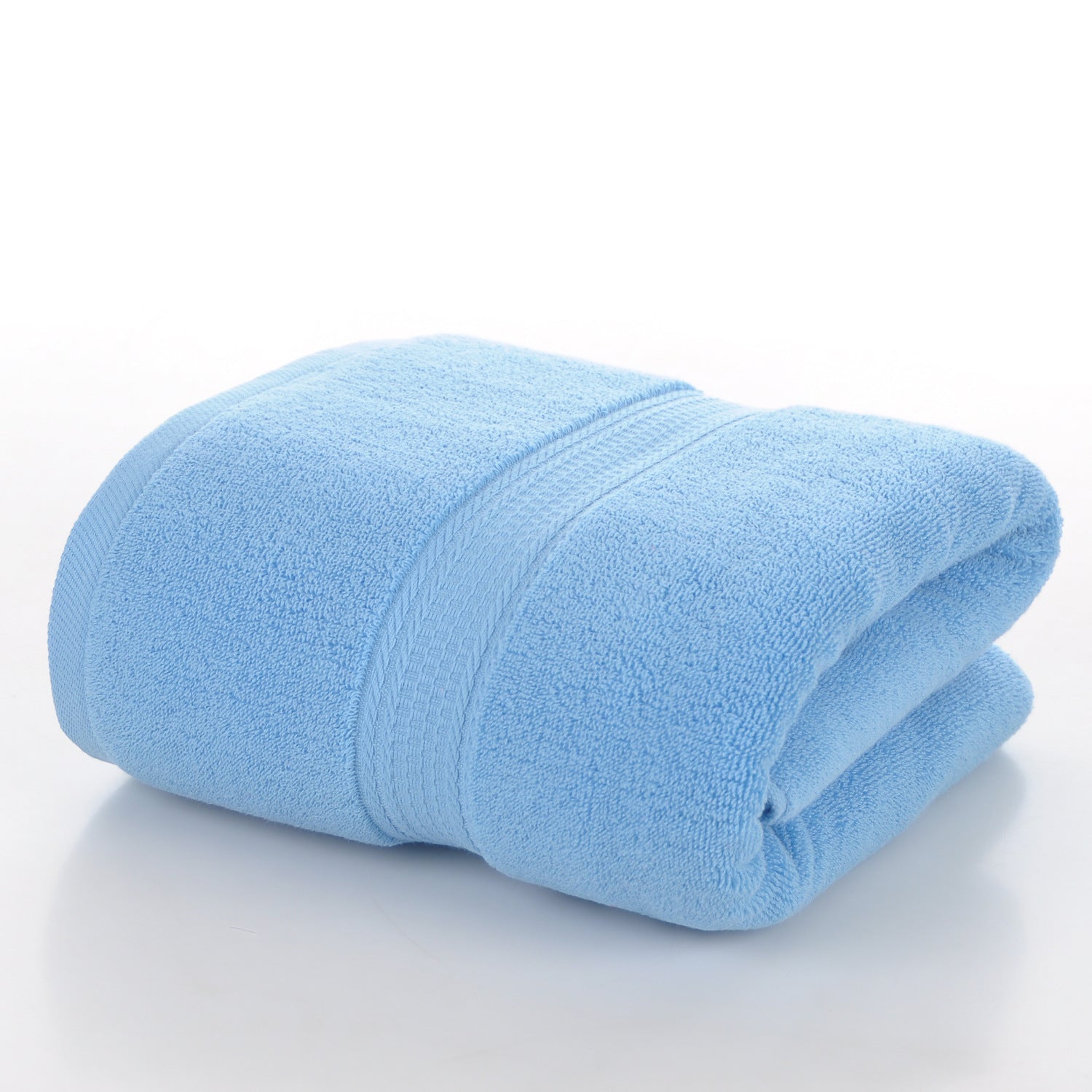 Serviette de bain unie en pur coton pour la maison