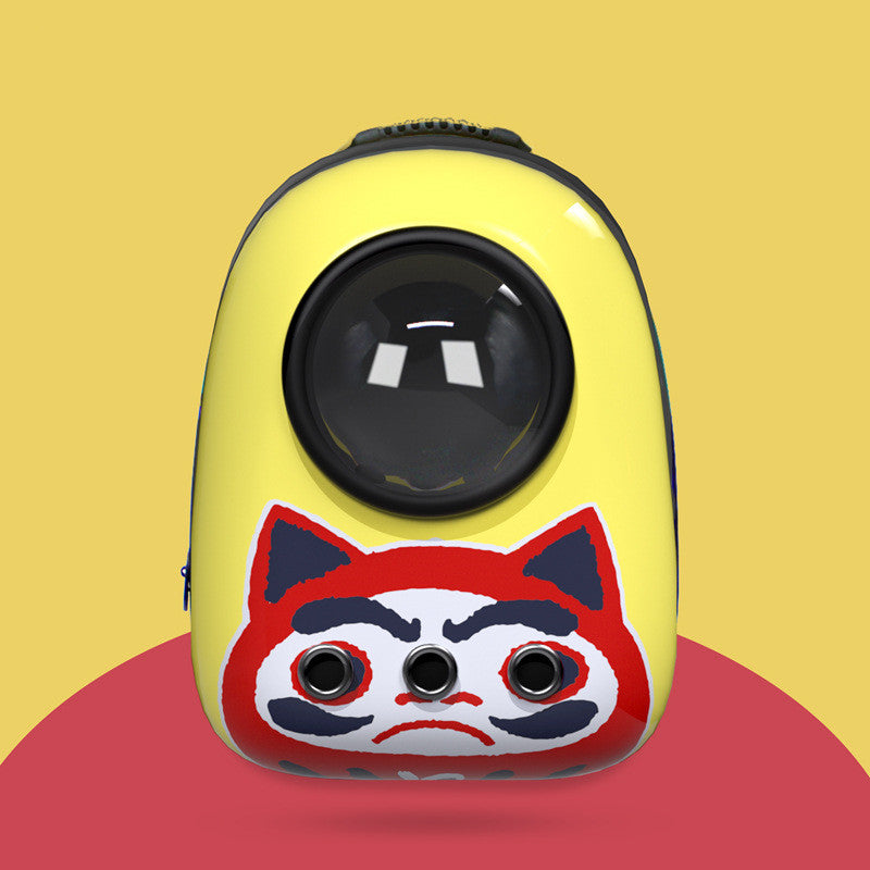 Go Out Portable Cat Backpack Space Capsule Pet School Bag Supplies