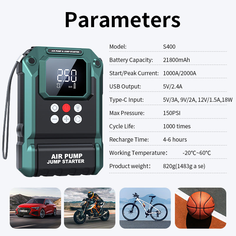 Emergency Starting Power Supply For Automobiles