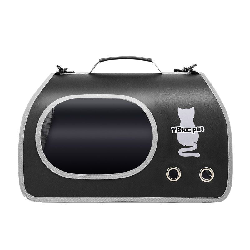 Sac à bandoulière portable grande capacité pour grand chat avec support