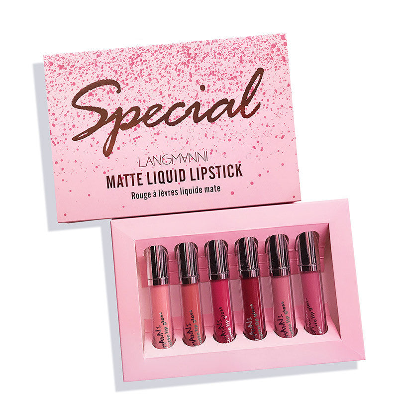 Rouge à lèvres - Lot de 6 rouges à lèvres mats veloutés