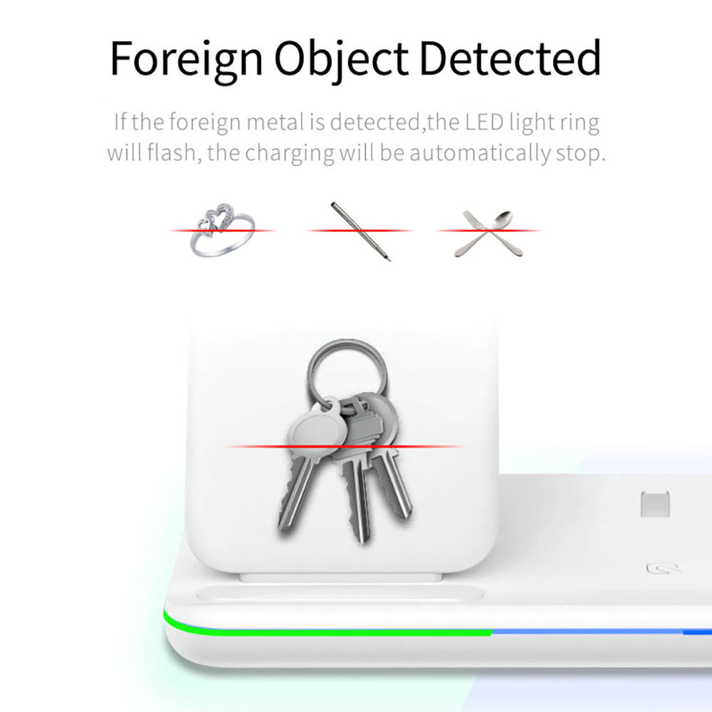 Vertical Three-in-one Wireless Mobile Phone Watch Charger