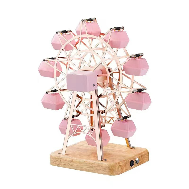Lampe de Nuit Créative Décorative Petite Grande Roue Lampe d'Ambière Rotative
