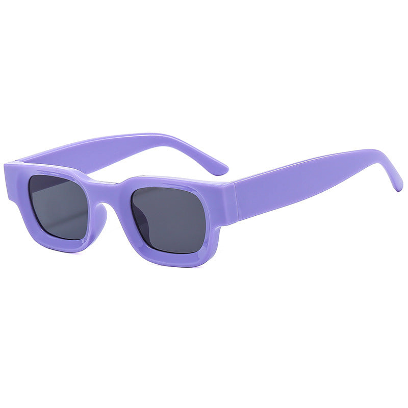 New Candy Color Square Sunglasses Fashion Small Frame