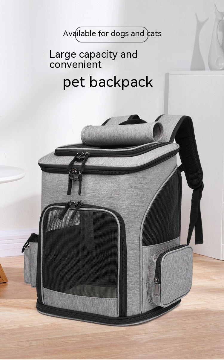 Sac de transport extensible pour animaux de compagnie, sac de transport pour chien grande capacité, sac à dos portable pour chat, sac pour chat pliable