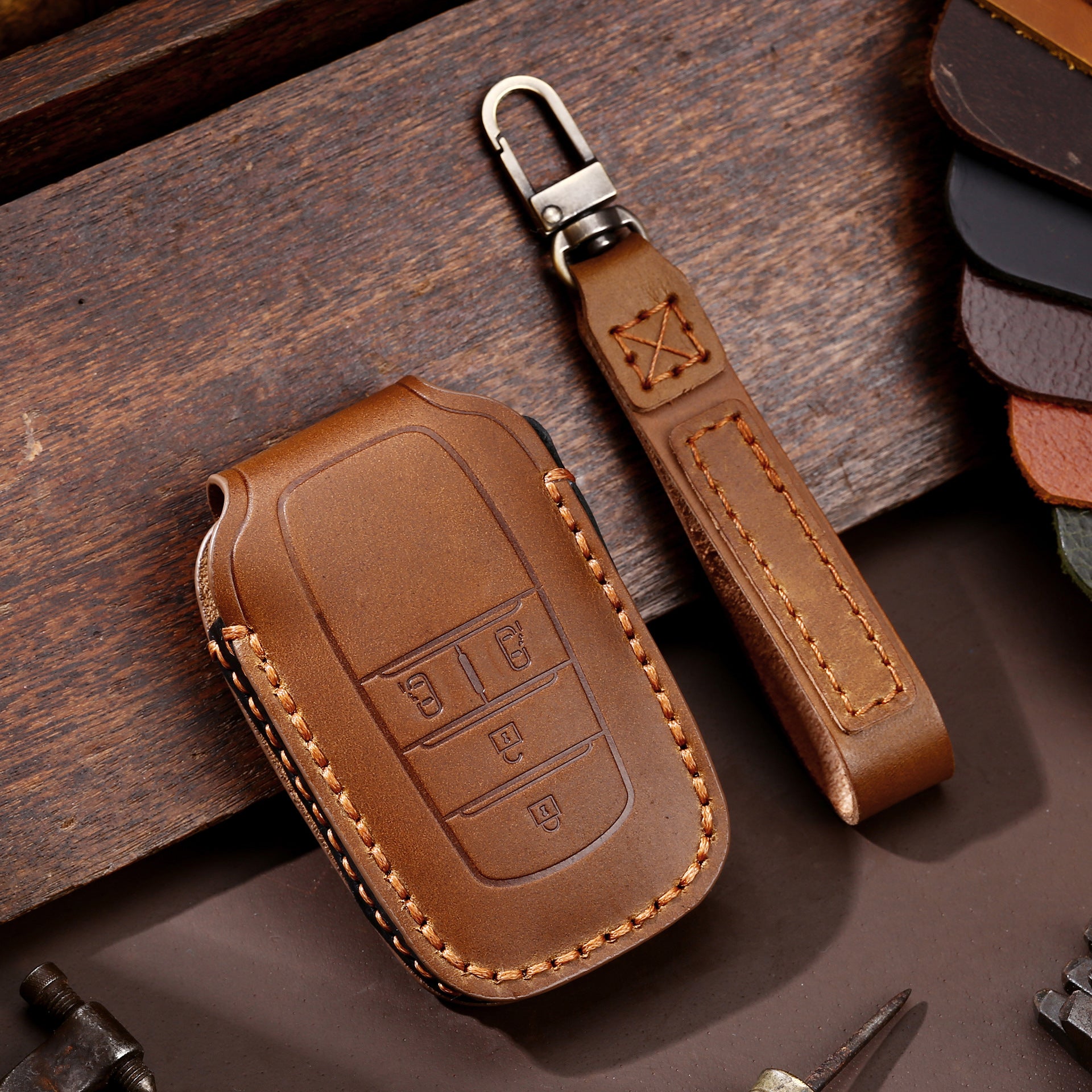 High-end Car Key Genuine Leather Key Cover