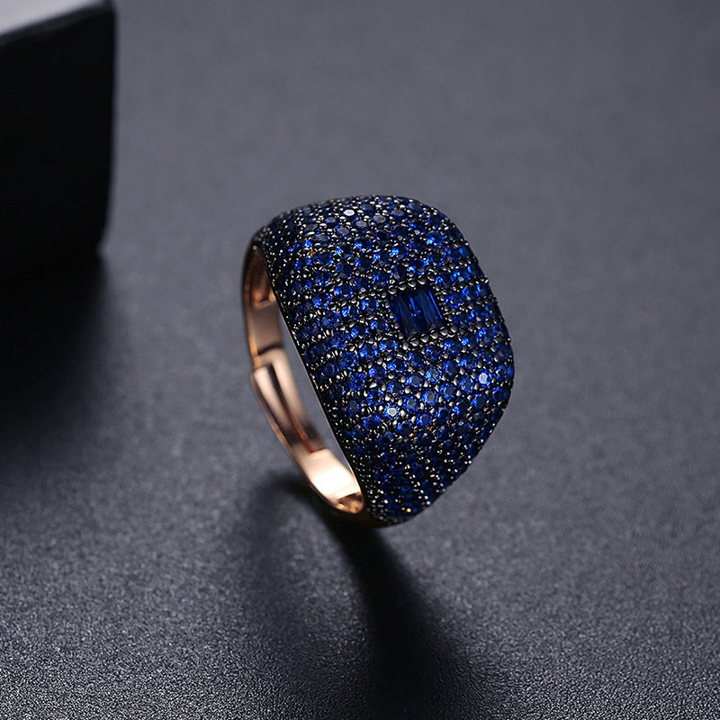 Chaopai Light Luxury Diamond Spinel Ring