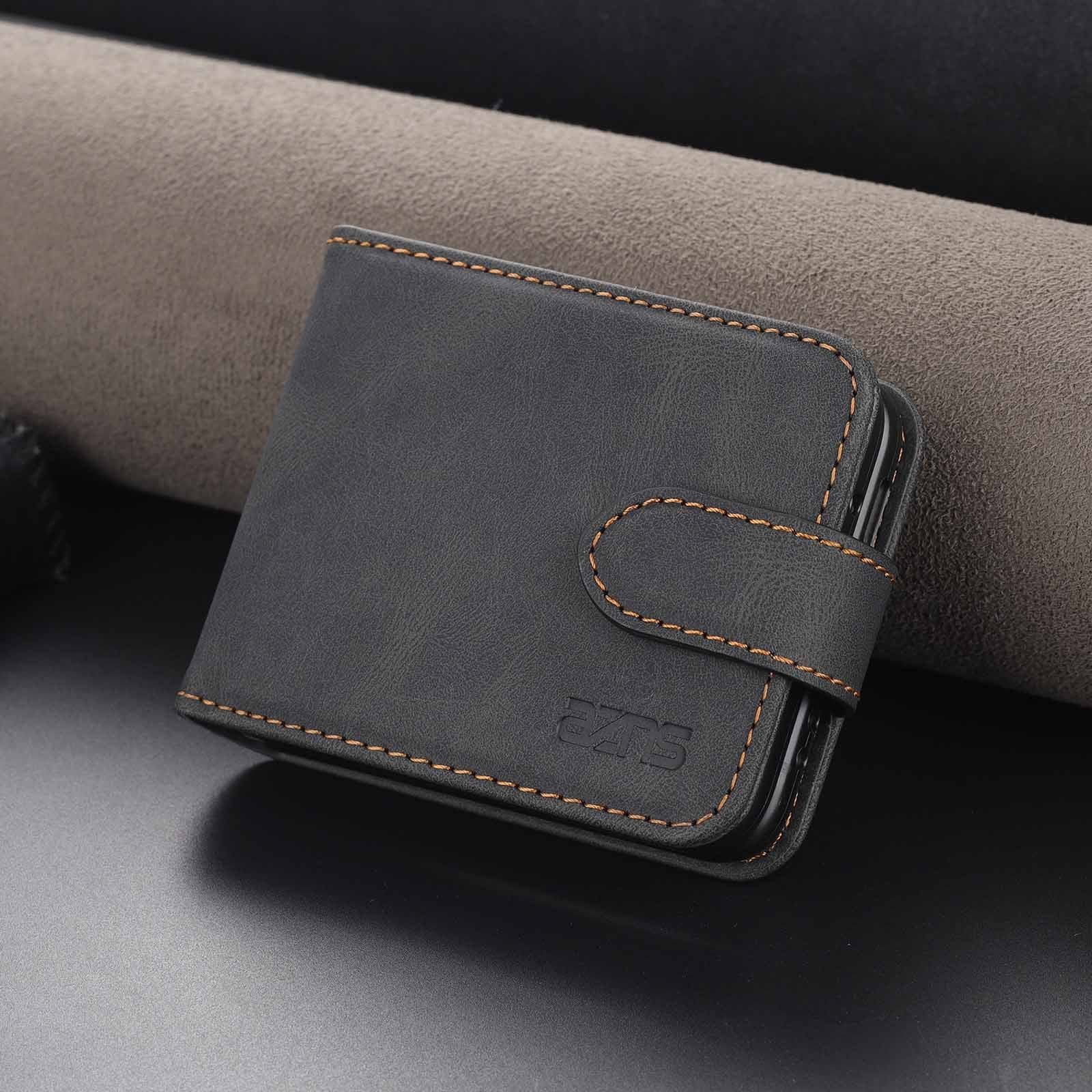Buckle Phone Case 3 Card Flip Protective Cover