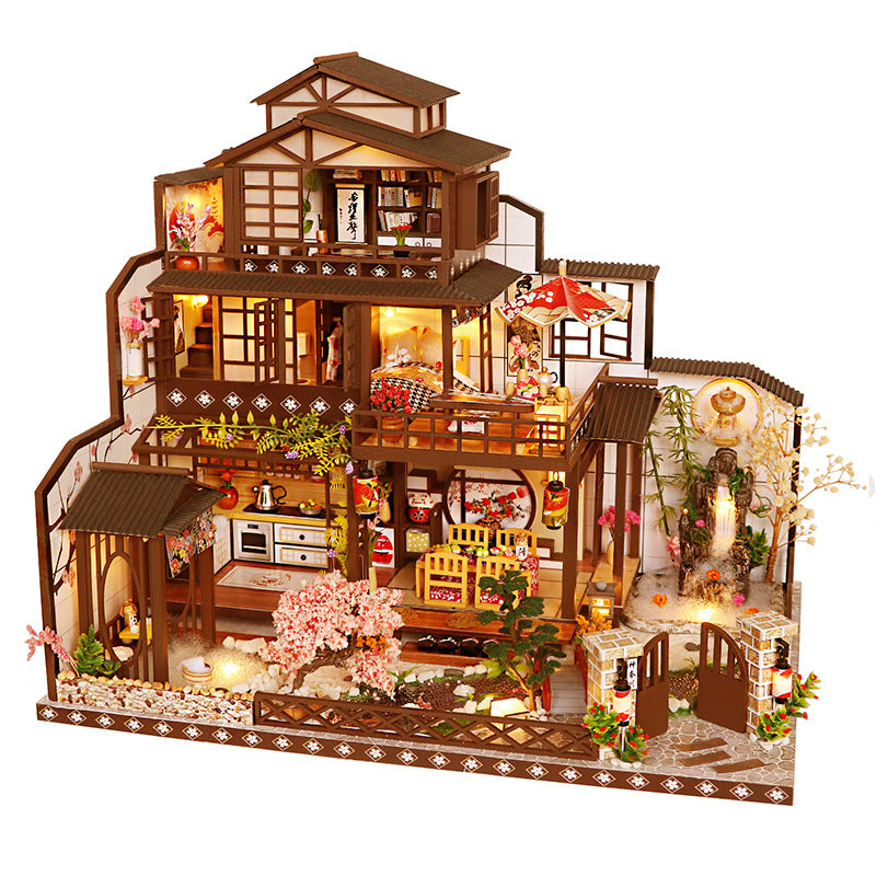 Creative Retro Hand-assembled Building Model Toy