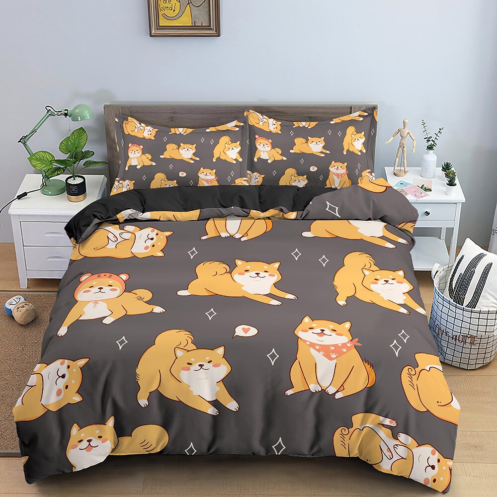 Three-piece Set Dachshund Bedding