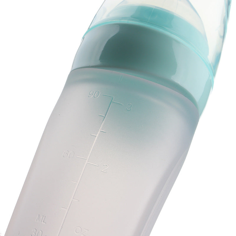 Cuillère d'alimentation pour bébé en silicone, vaisselle complémentaire