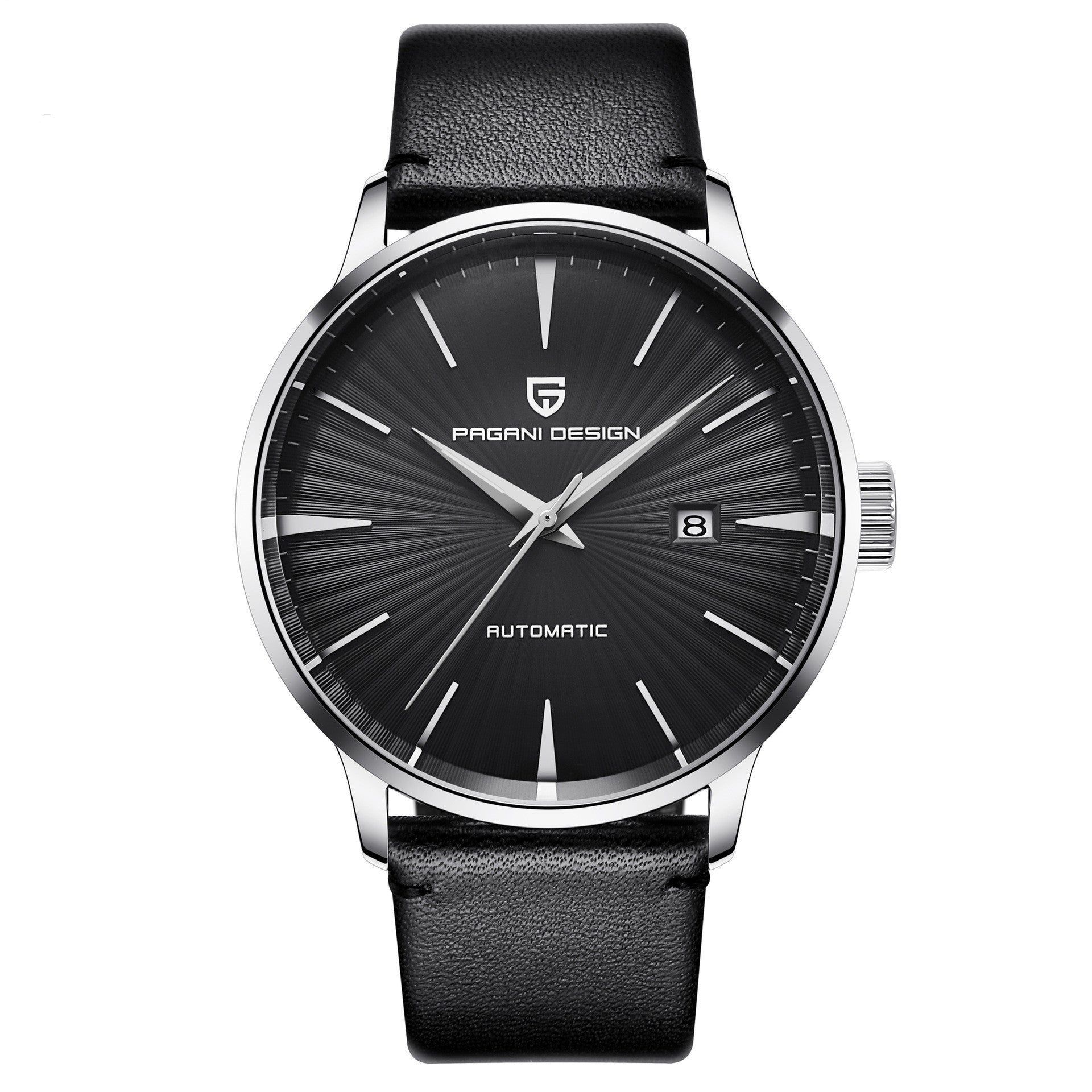 Montre mécanique pour homme étanche avec bracelet en acier