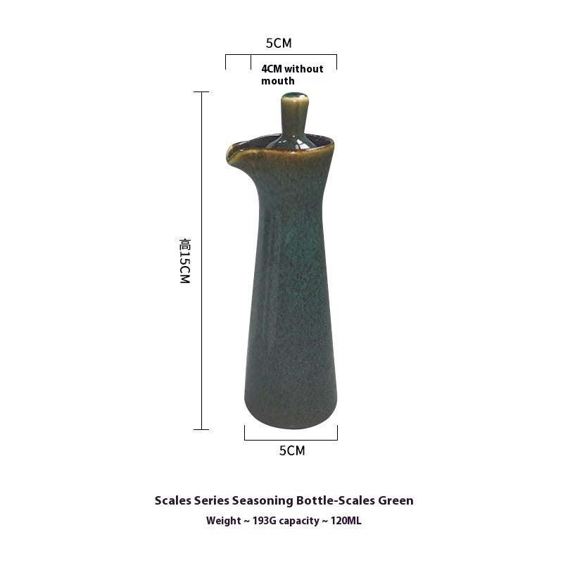 Household Japanese Style Fashion Kiln Baked Seasoning Bottle