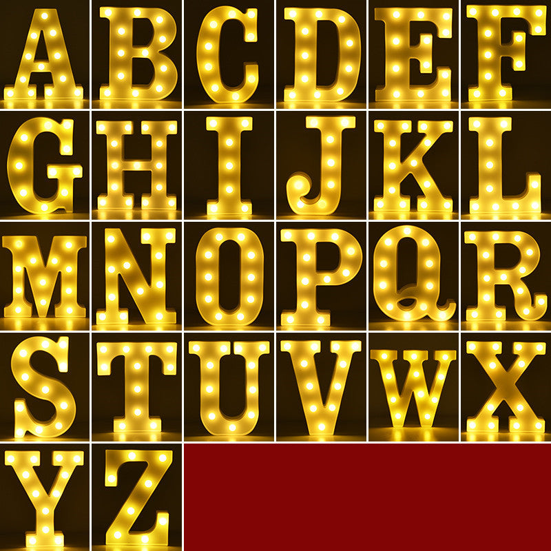 Lettres Lumineuses LED Joyeux Anniversaire Demande en Mariage Décoration